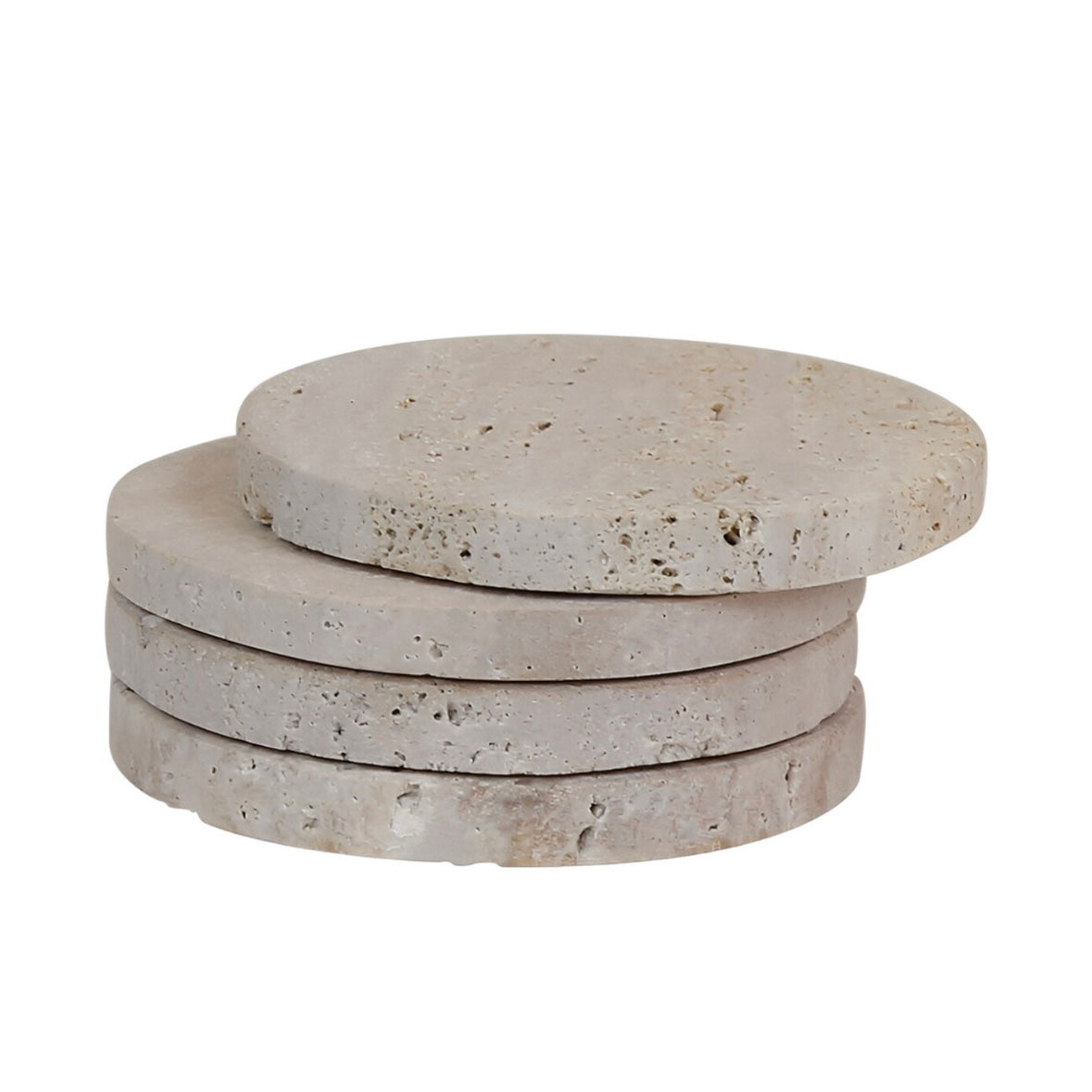 Travertine Set of 4 Coasters