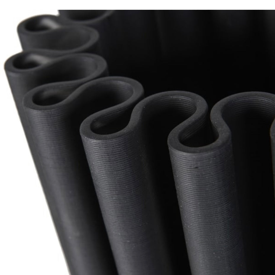 Large Black Athena Vase