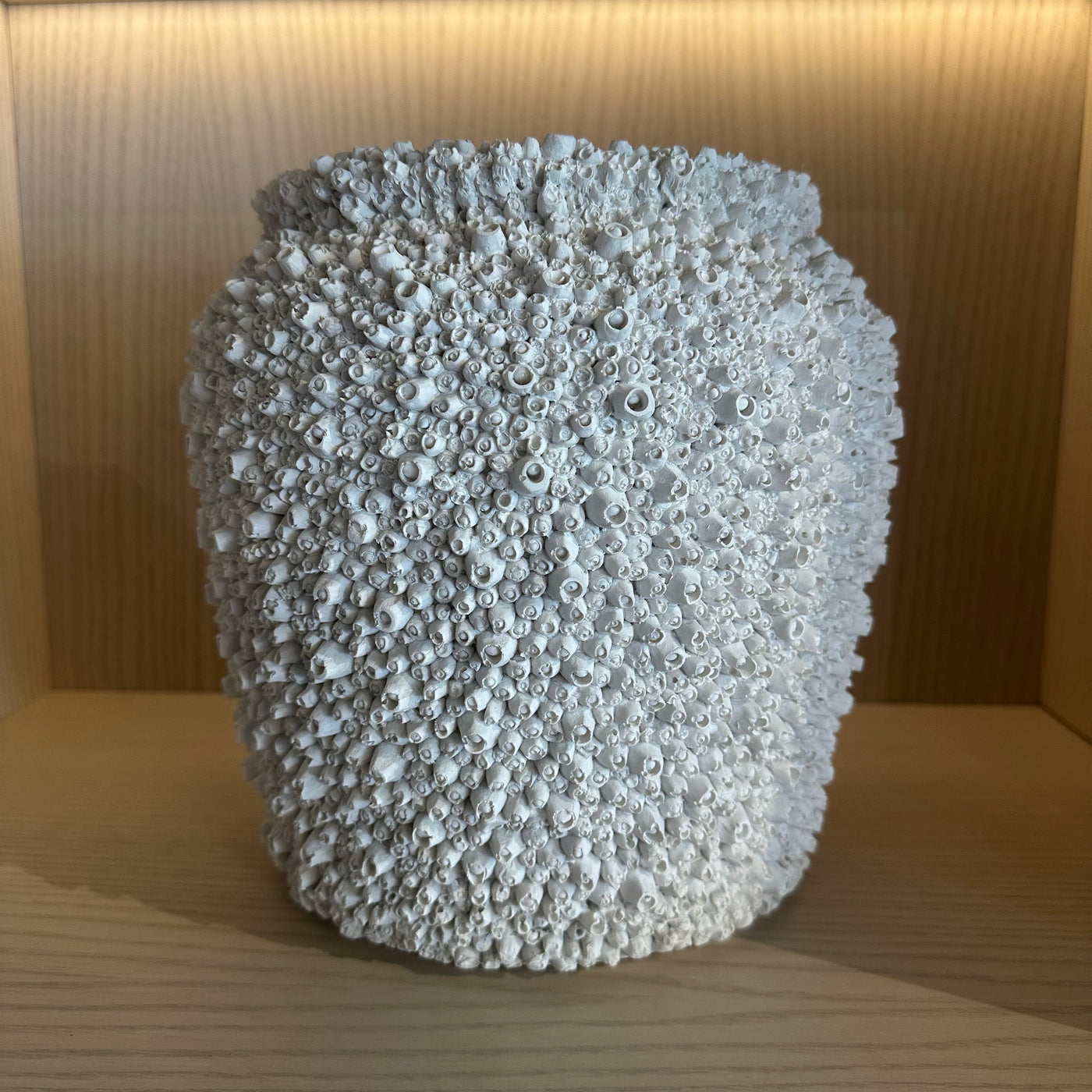 White Barnacle Vase