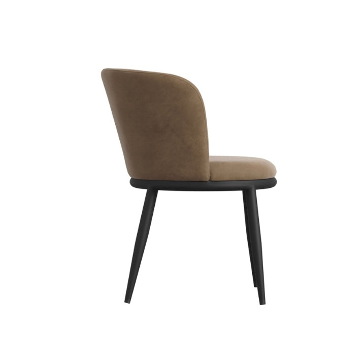 Brampton Dining Chair Mole Velvet-Set of 2