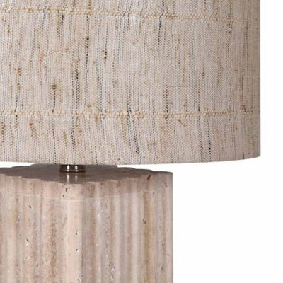 Travertine Table Lamp