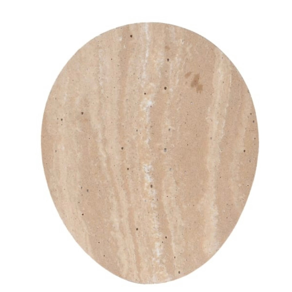 Set of 4 Travertine Effect Coasters