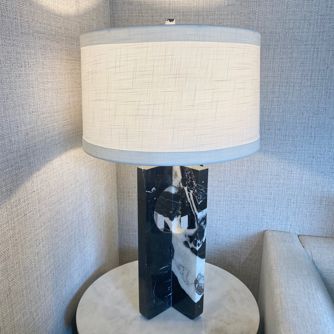 Marble Monochrome Table Lamp