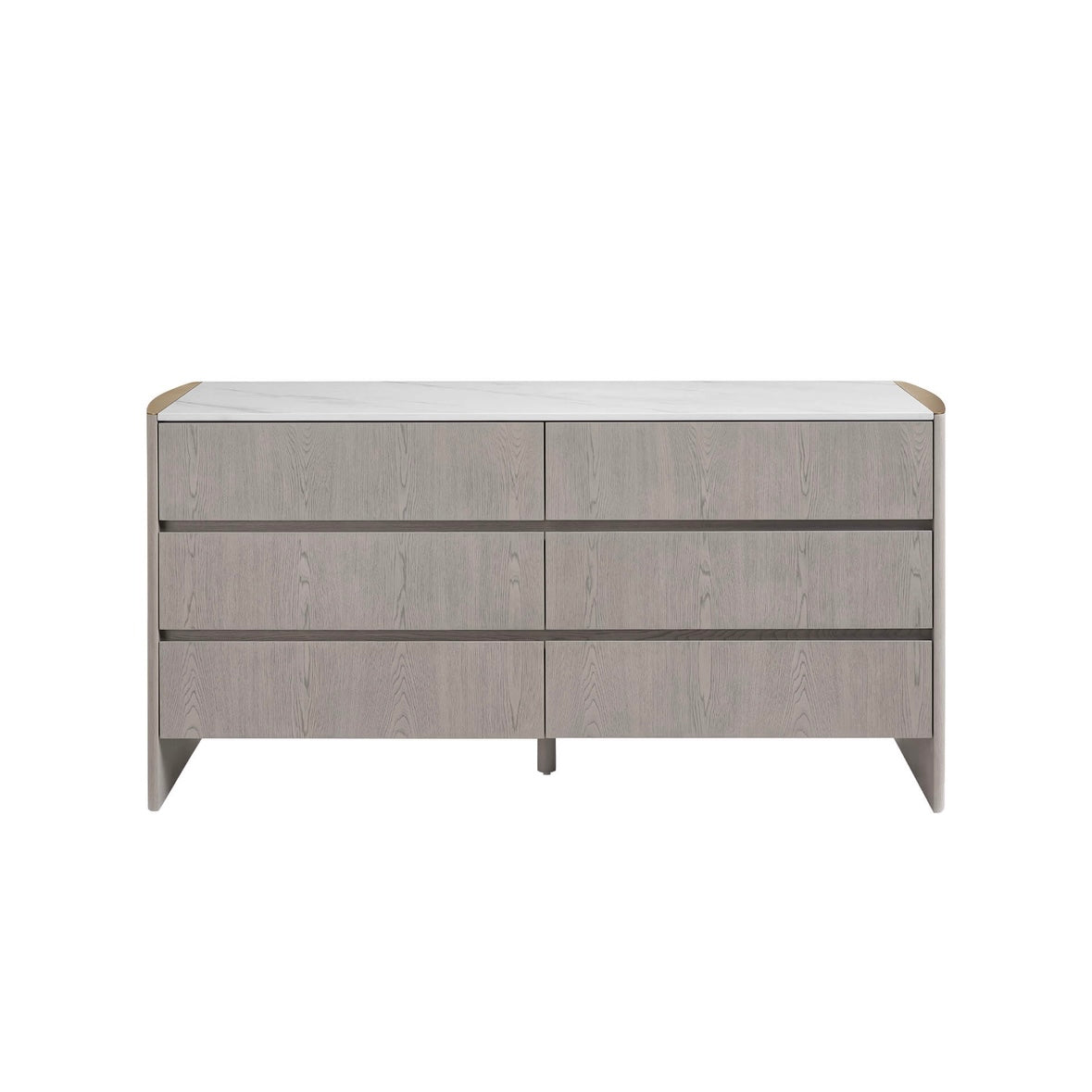 Mondello 6 Drawer Dressing Chest Washed Oak