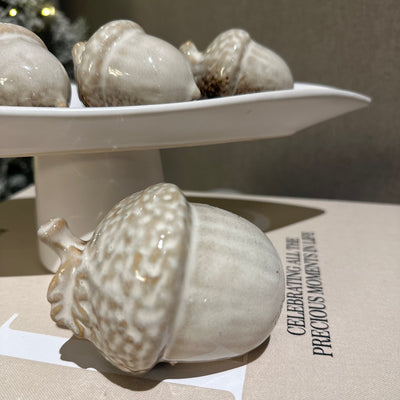 Large Ceramic Acorn