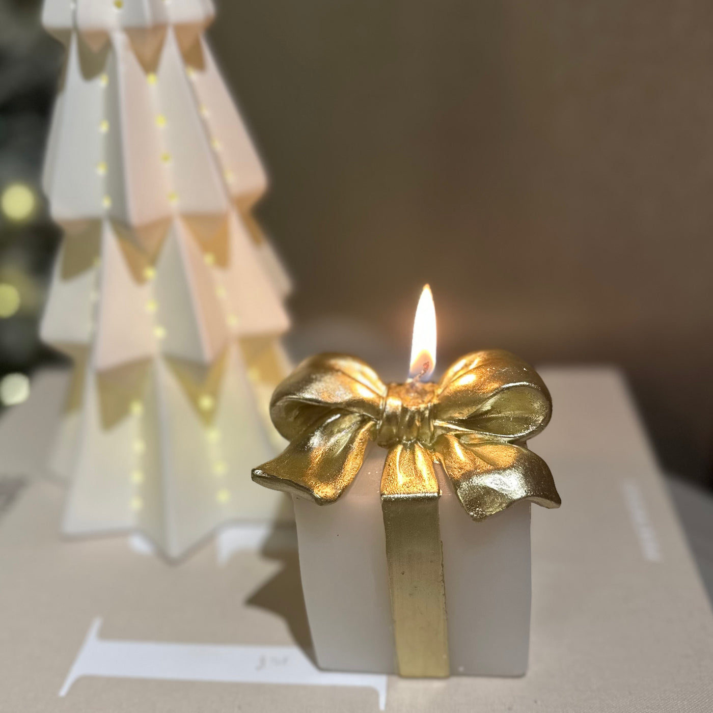Gift Bowknot Candle