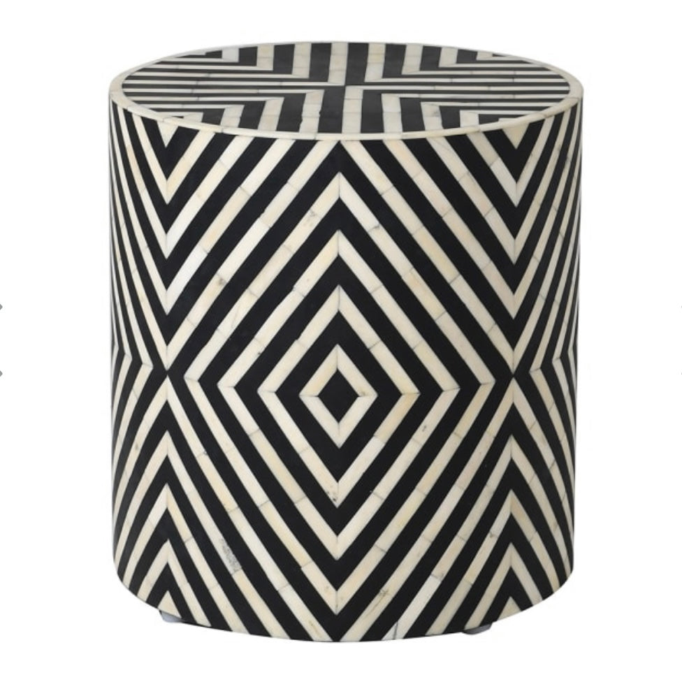 Matrix Bone Inlay Stool