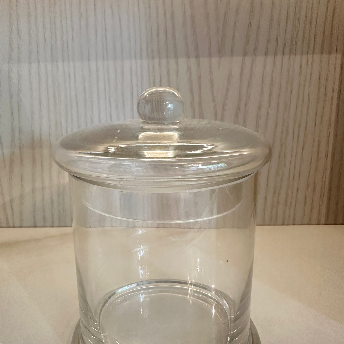 Small Glass Lidded Jar