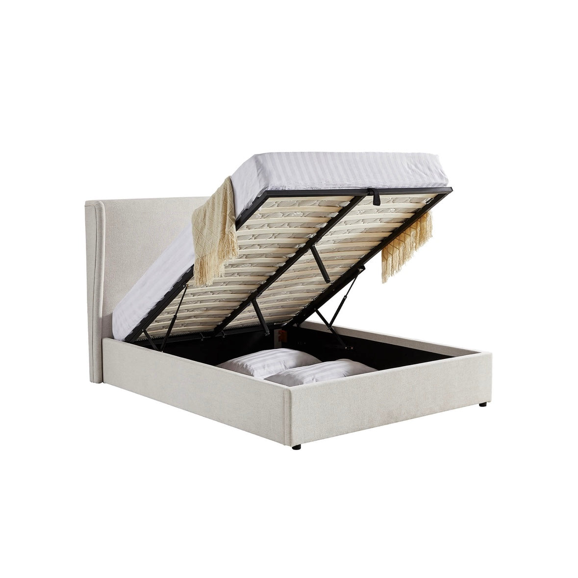 Margot Kingsize Ottoman Bed Cashmere
