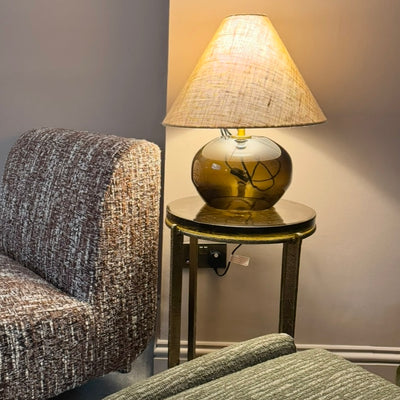 Sepia Table Lamp Jute Shade