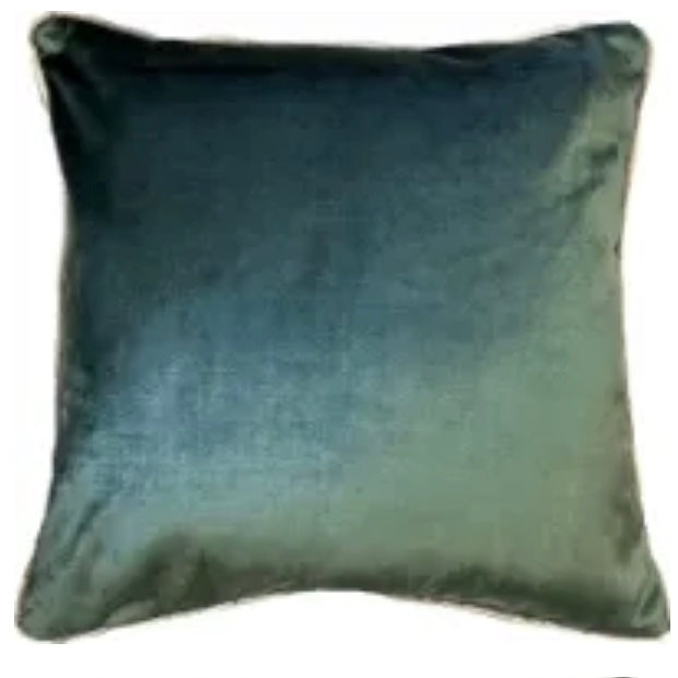 Double Sided Velvet Sage/Gold Cushion