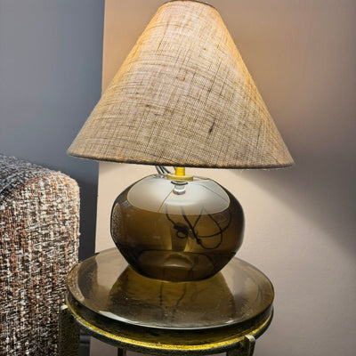 Sepia Table Lamp Jute Shade