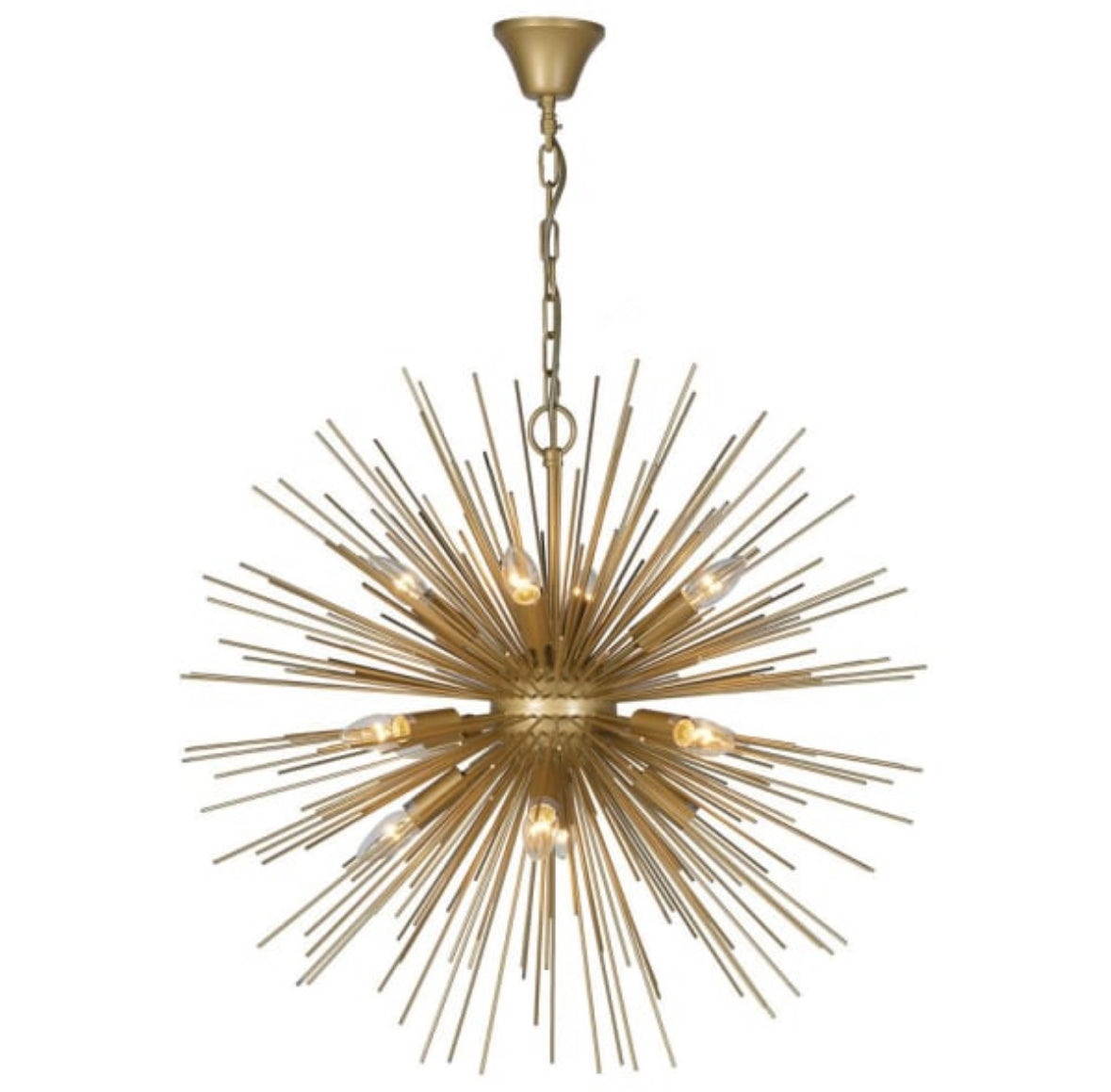 Starburst Gold Ceiling Light