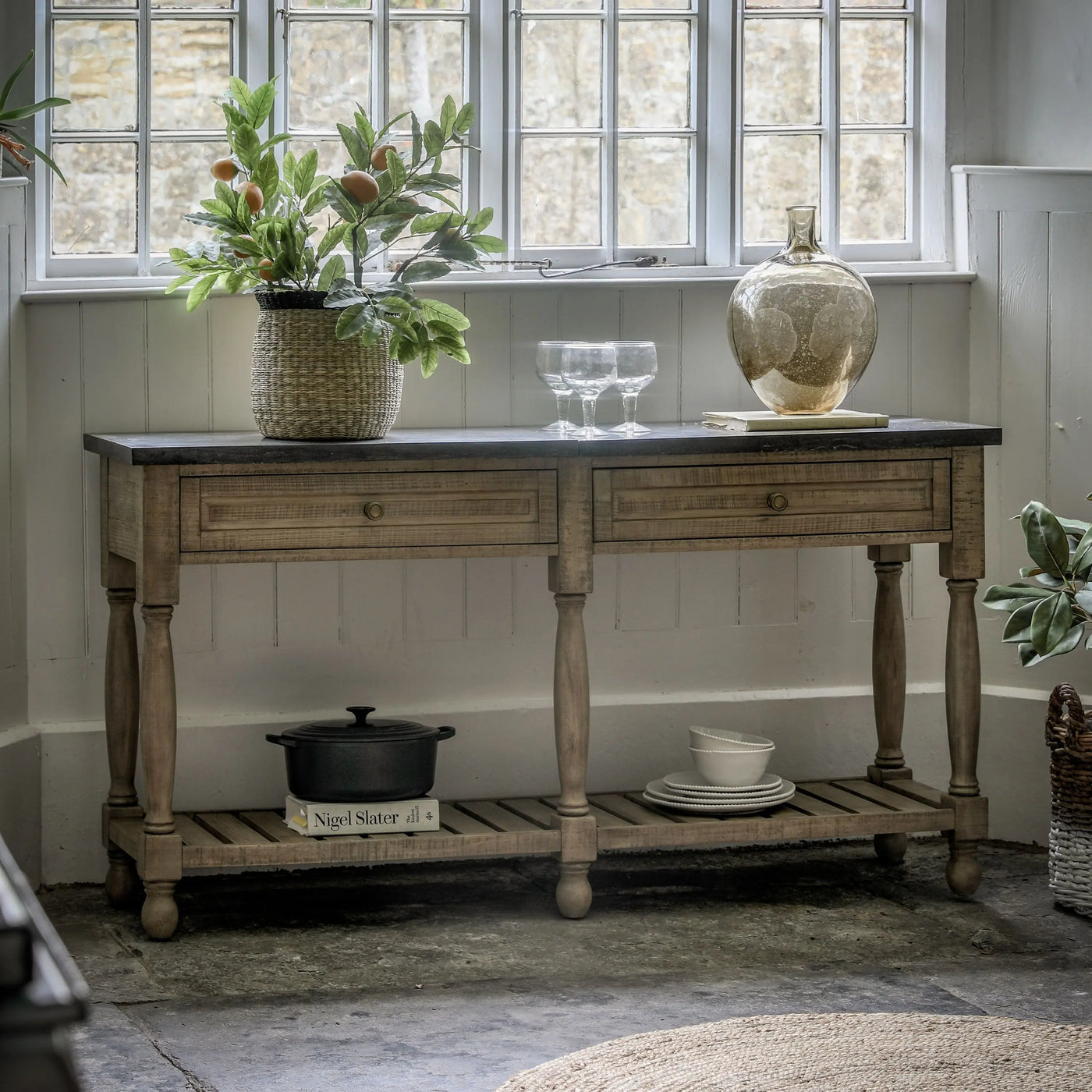Vancouver 2 Drawer Console