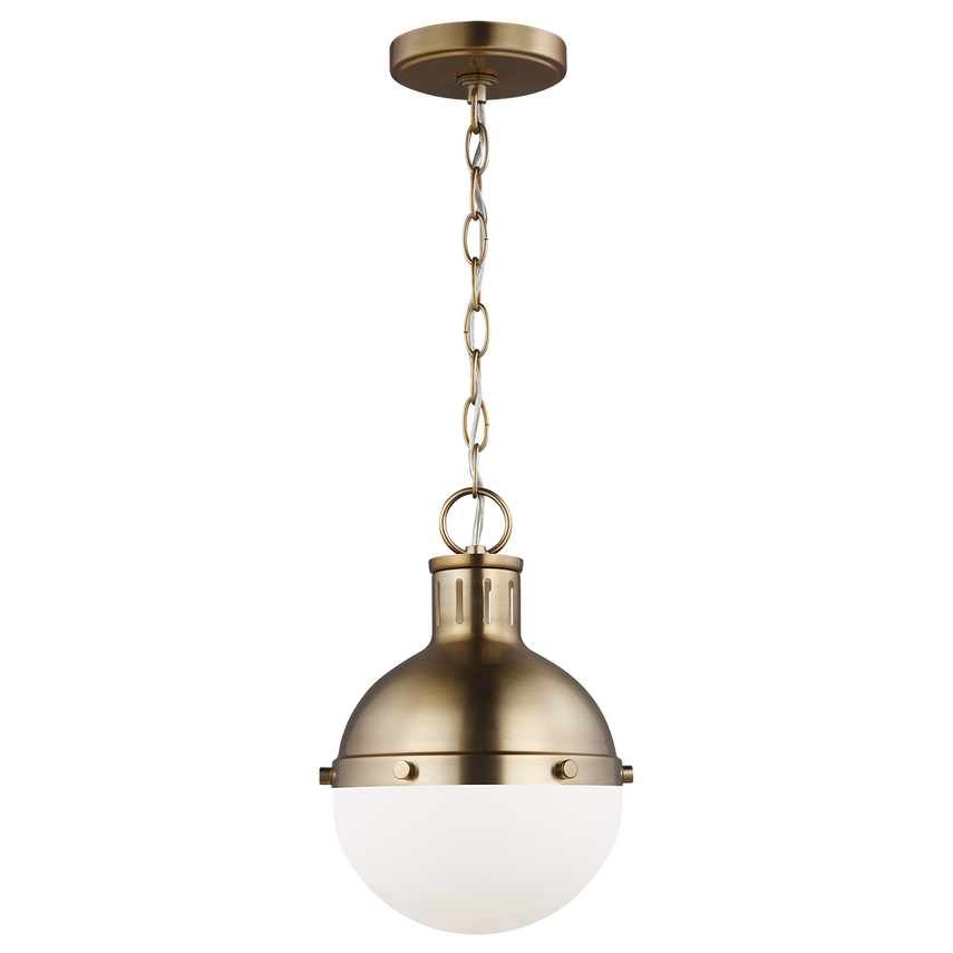 Hanks One Light Mini Pendant-Satin Brass