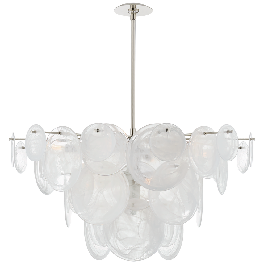 Loire Large Chandelier-Nickel