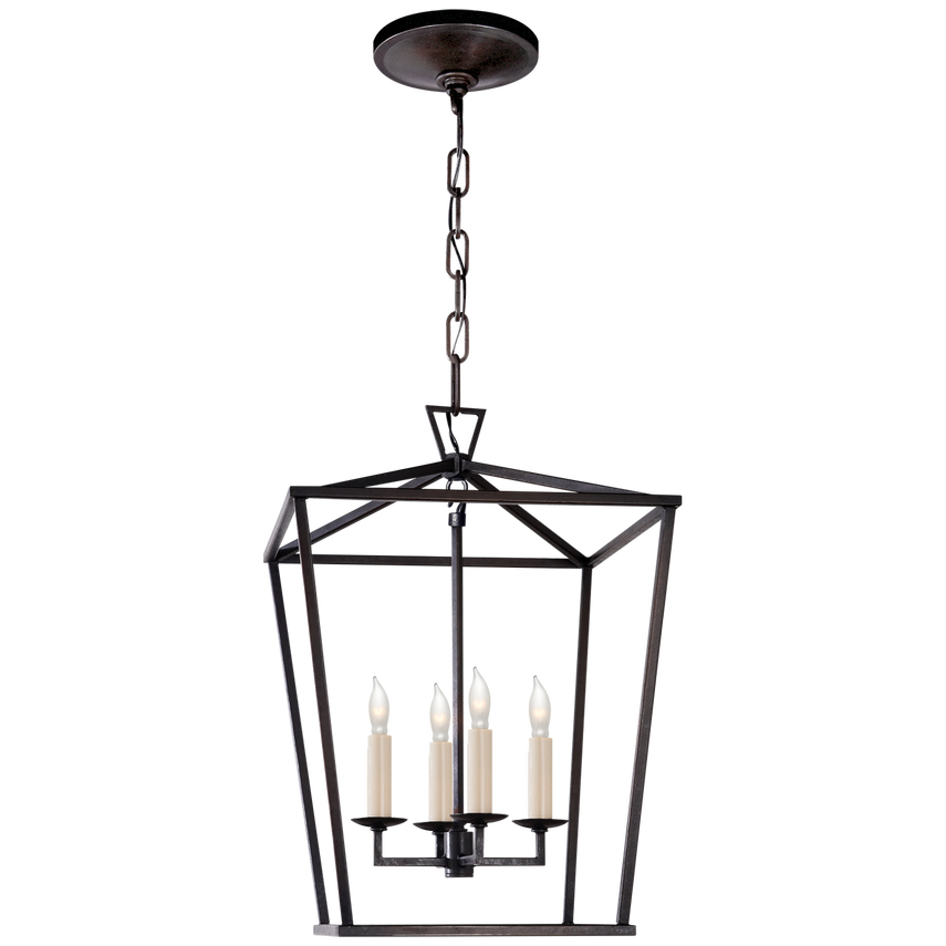 Darlana Small Lantern-Aged Iron
