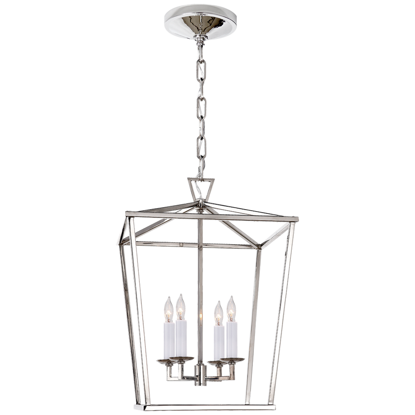 Darlana Small Lantern-Nickel