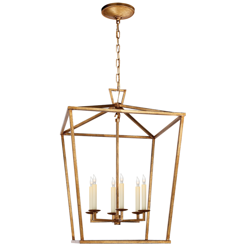 Darlana Large Lantern-Glided Iron