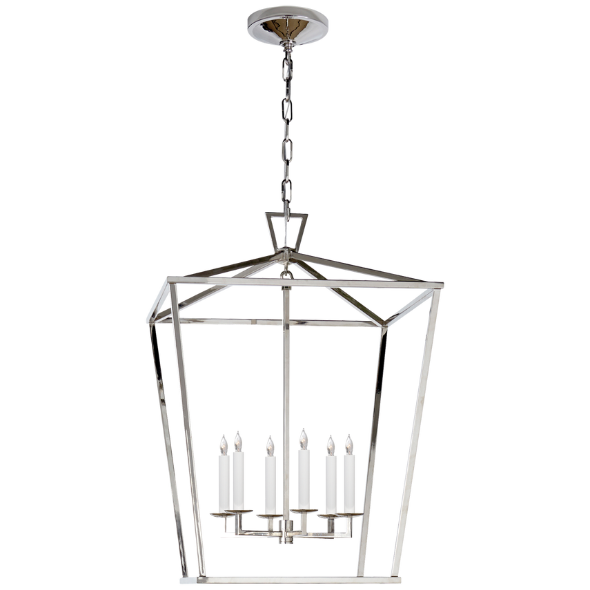 Darlana Large Lantern-Nickel