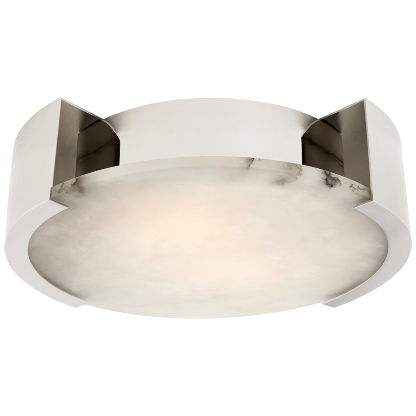 Melange Large Flush Mount-Nickel