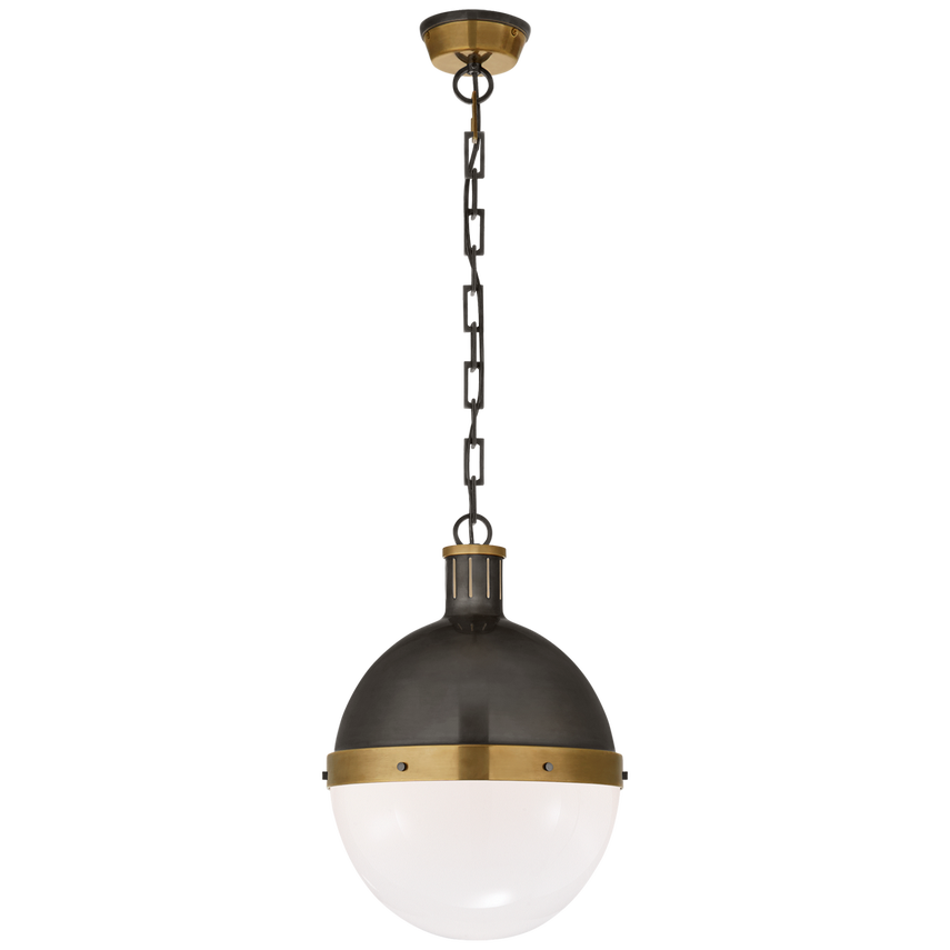 Hicks Large Pendant-Bronze with Brass