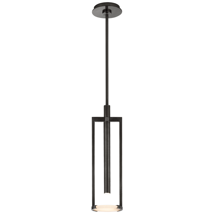 Melange Small Floating Disc Pendant-Bronze