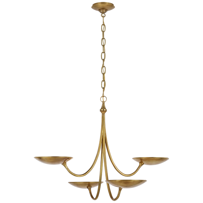 Keira Medium Chandelier-Brass
