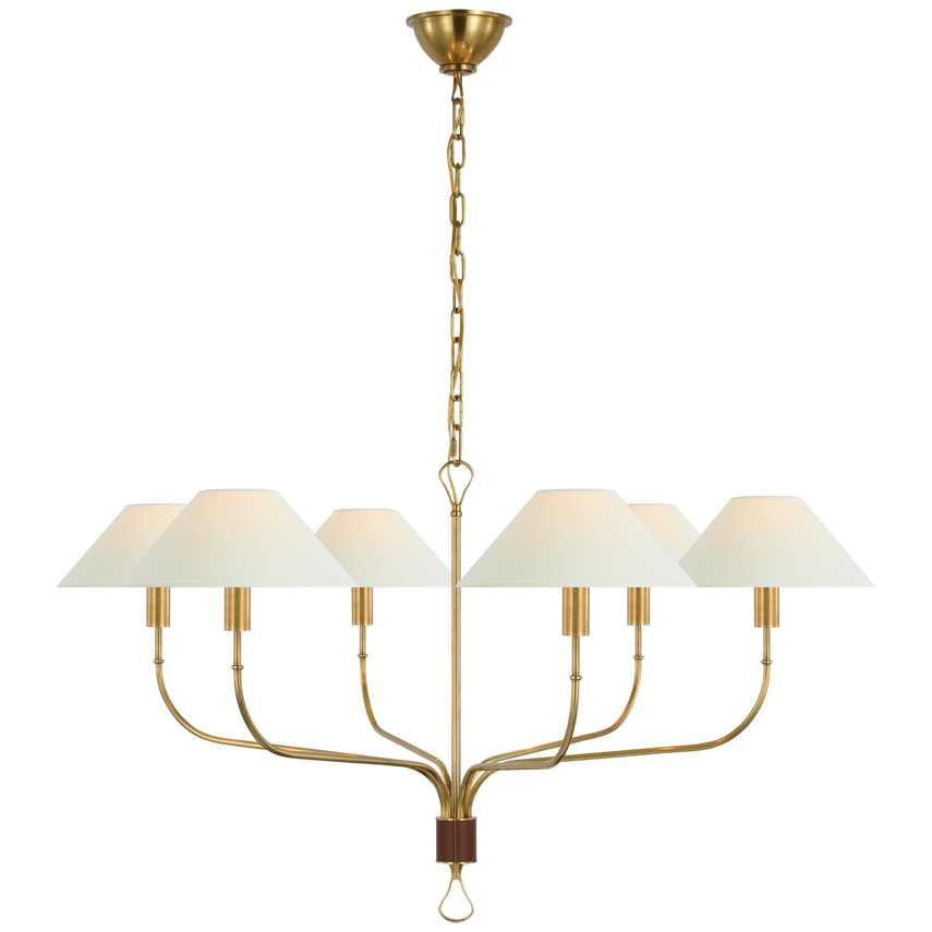 Griffin Extra Large Tail Chandelier-Brass