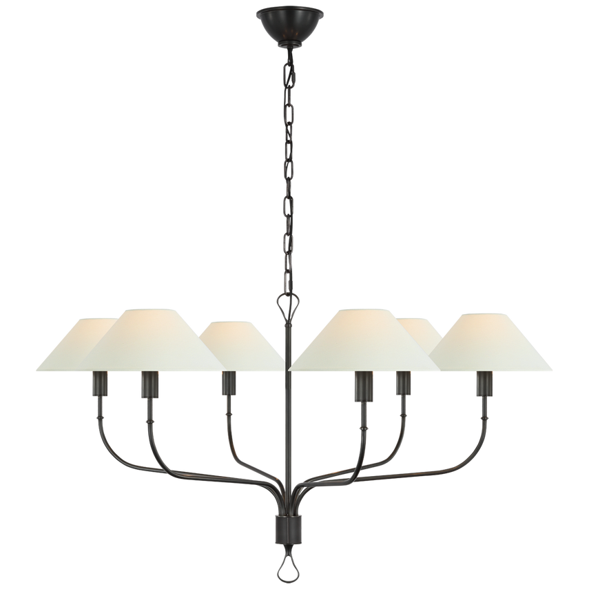 Griffin Extra Large Tail Chandelier-Bronze