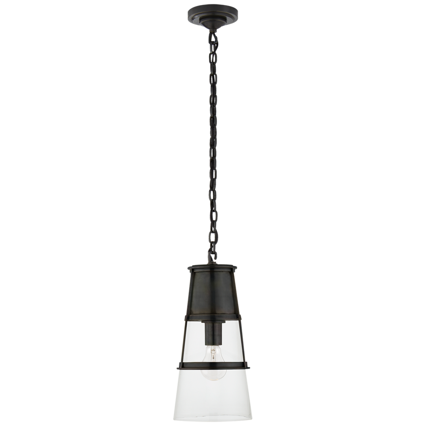 Robinson Medium Pendant-Bronze/Clear