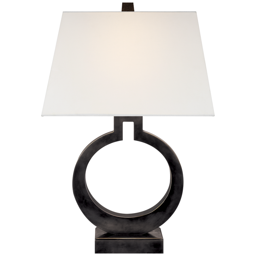 Ring Form Large Table Lamp-Bronze