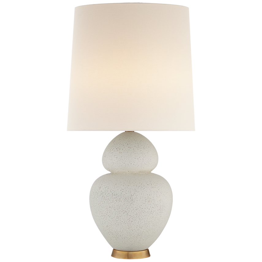 Michelena Table Lamp-Chalk White