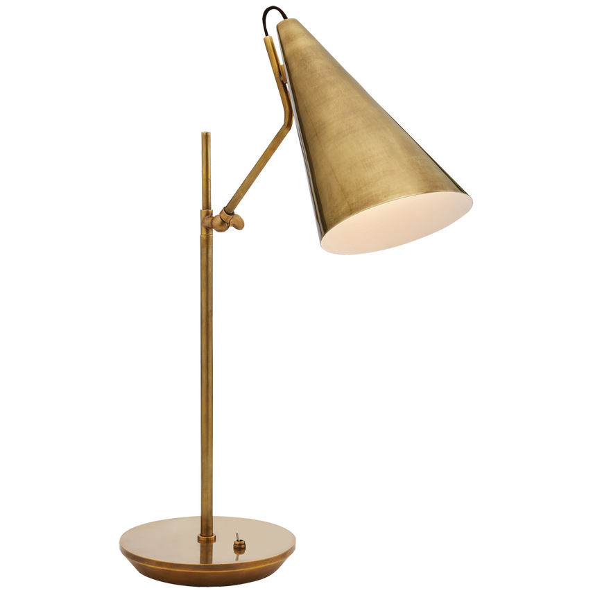 Clemente Table Lamp-Brass