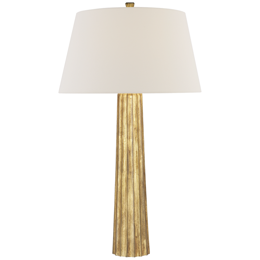 Fluted Spire Large Table Lamp-Gilded Iron