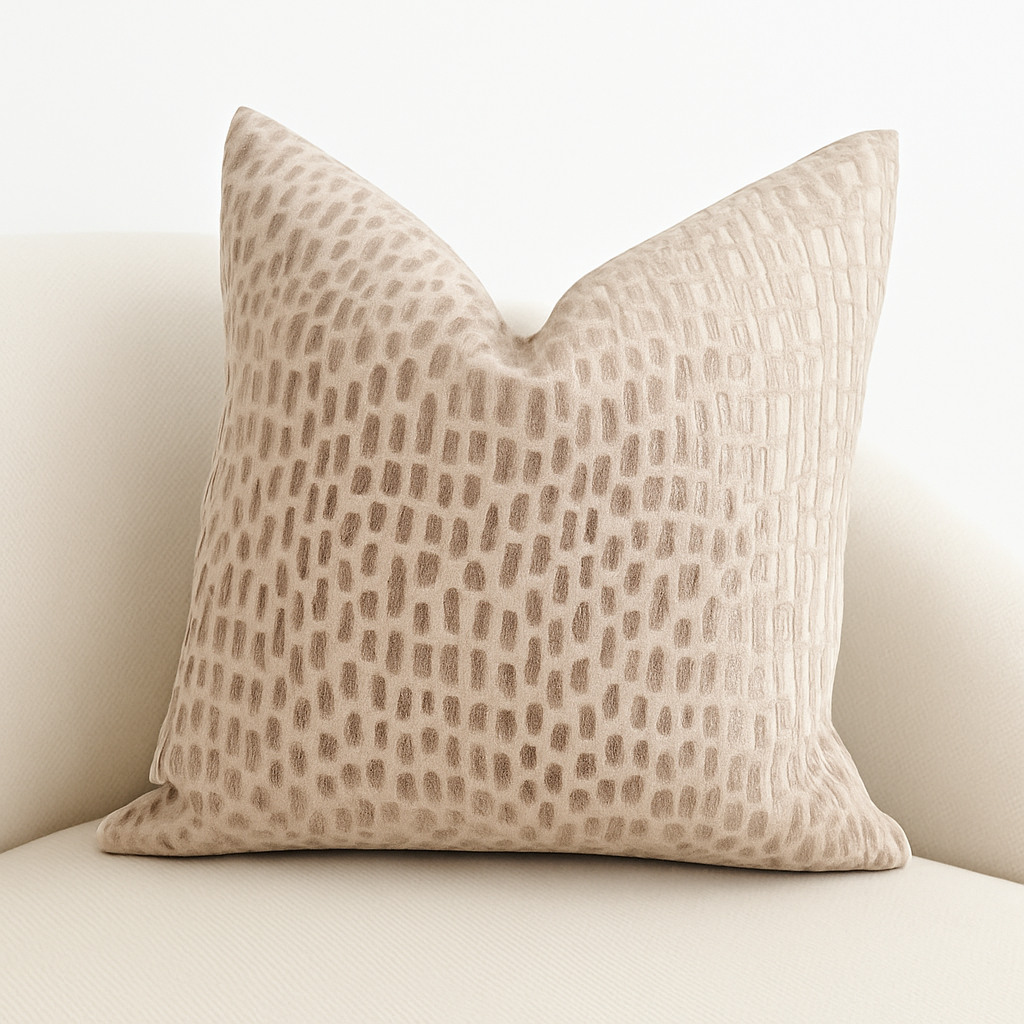 Melody Taupe Cushion Small