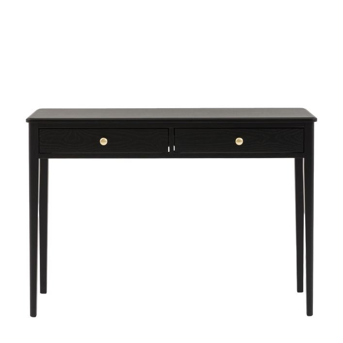 Acton 2 Drawer Console-Black