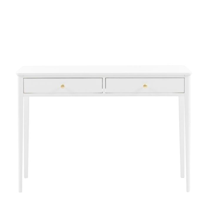 Acton 2 Drawer Console-White