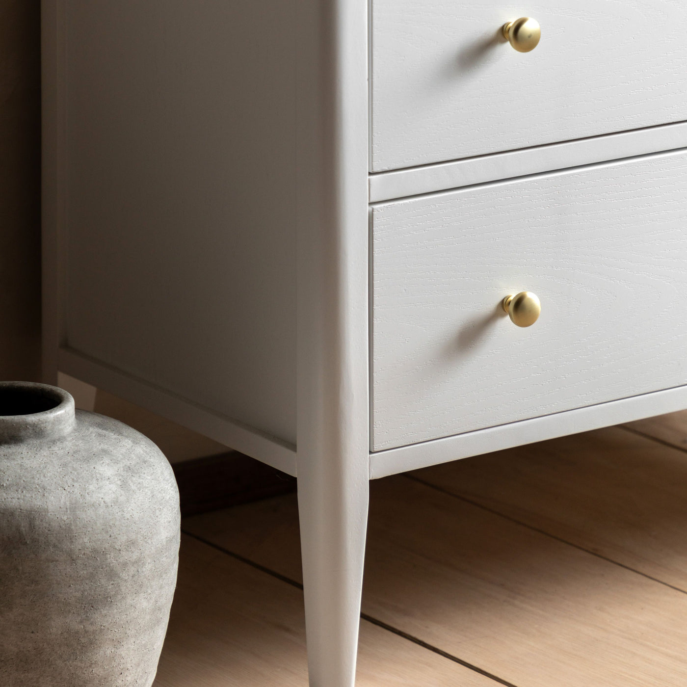 Acton 3 Drawer Chest-White
