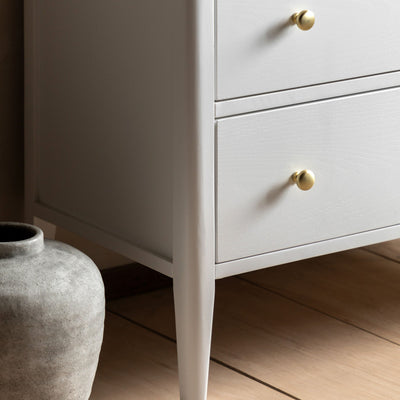 Acton 3 Drawer Chest-White