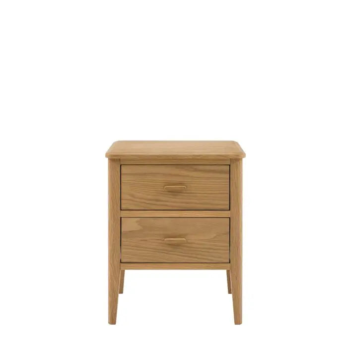 Camden 2 Drawer Bedside Natural