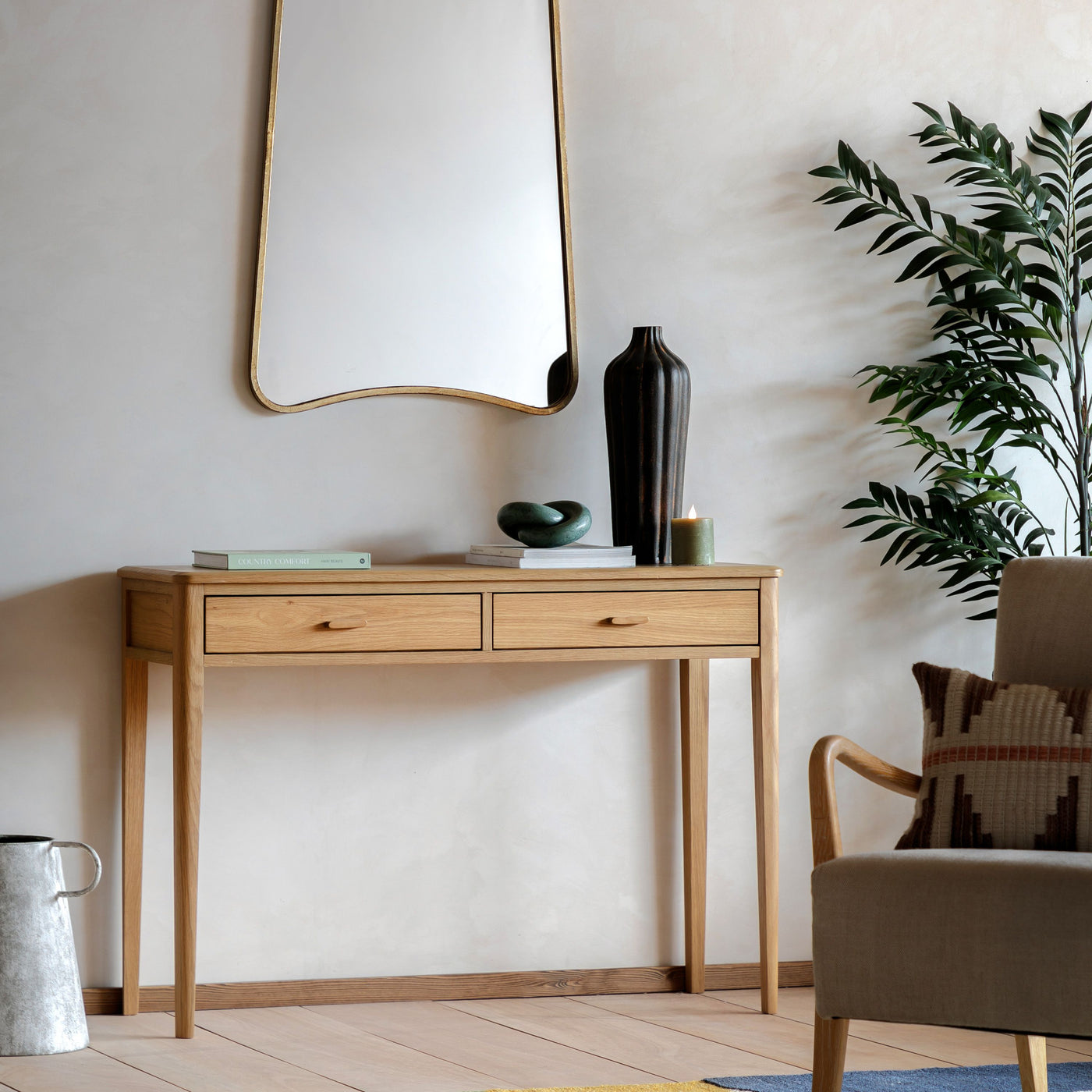 Camden 2 Drawer Console Natural