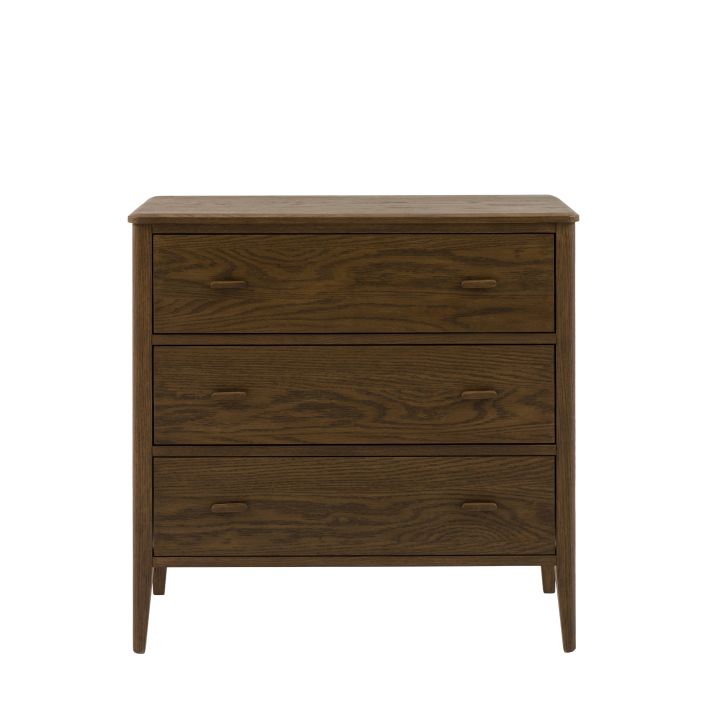 Camden 3 Drawer Chest Walnut