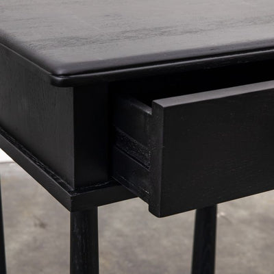 Wycombe 1 Drawer Bedside Black