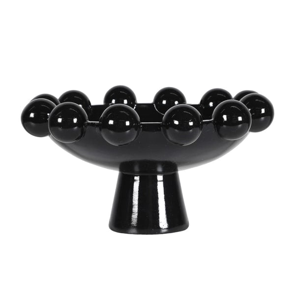 Black Footed Bubble Vase