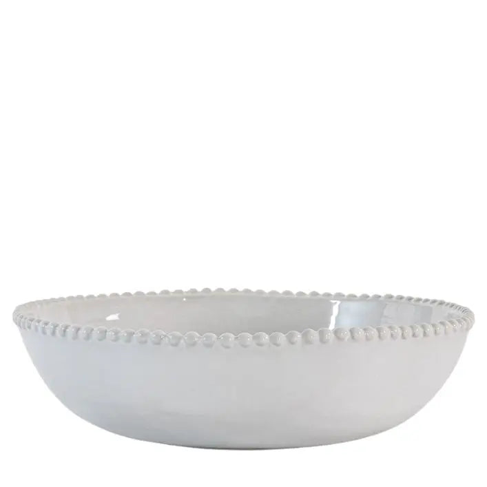 Organic Beaded Pasta Bowl White 4pk