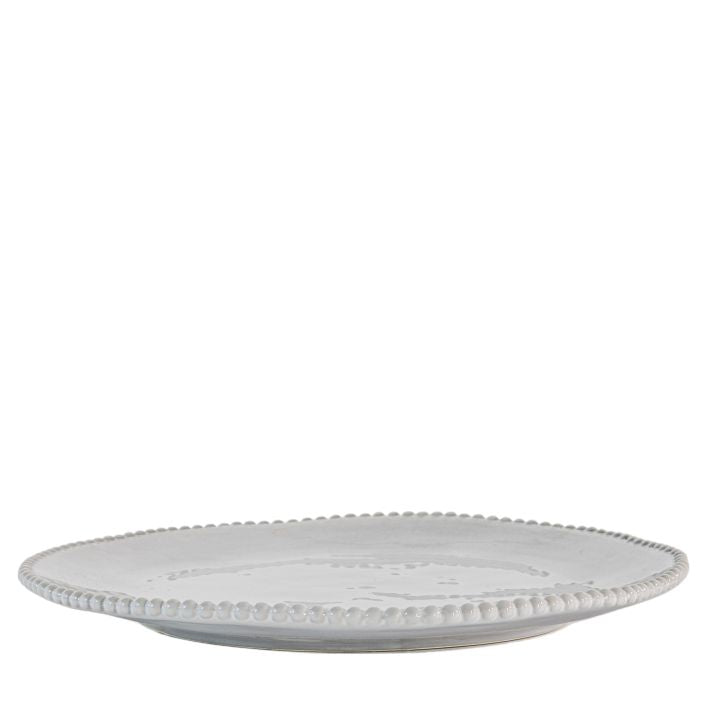 Organic Beaded Dinner Plate 4pk