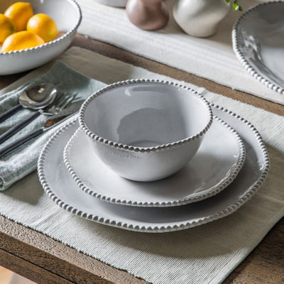 Organic Beaded Dinner Plate 4pk