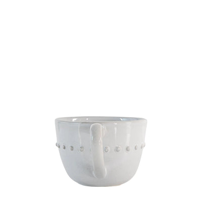 Organic Beaded Mug White 4pk