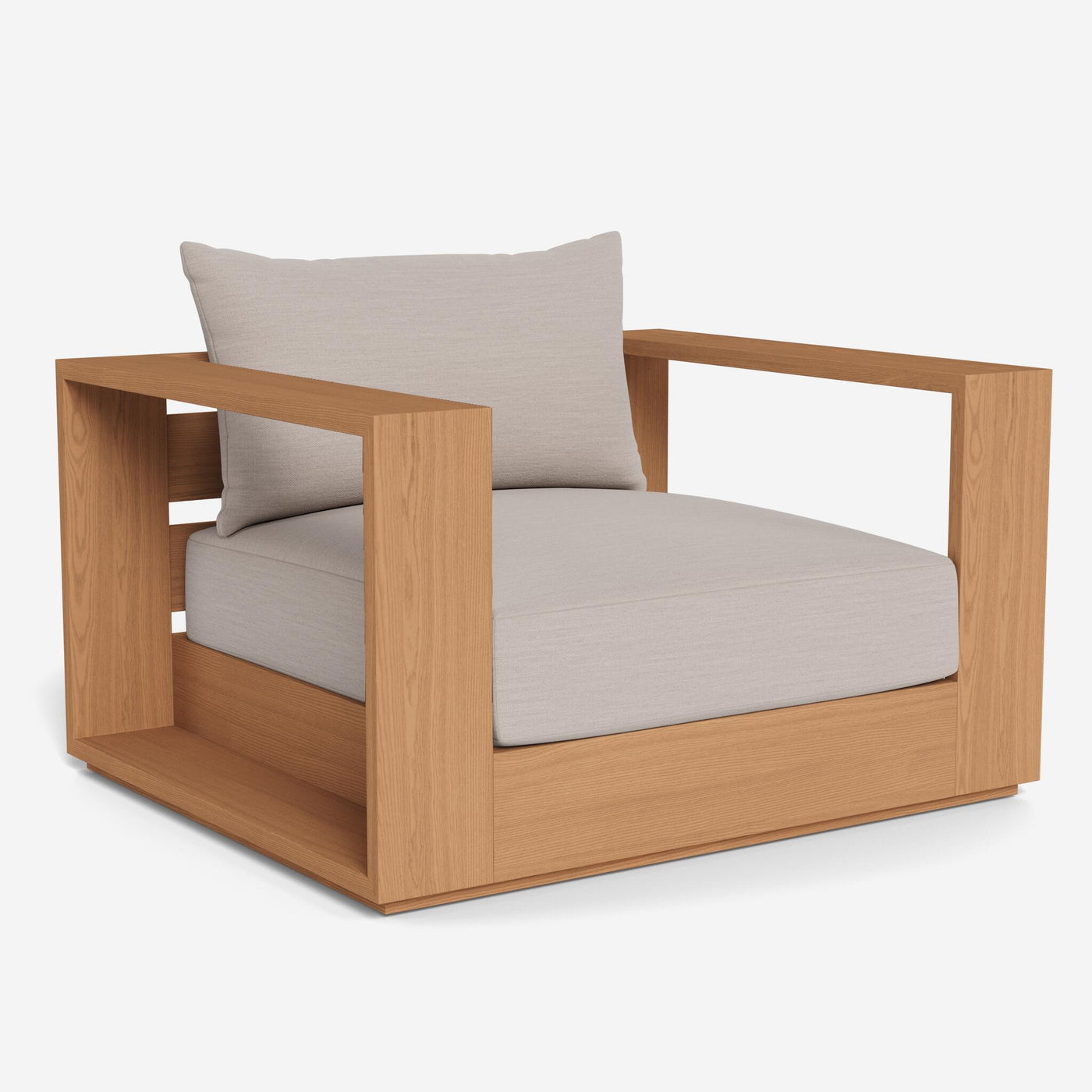 Andrew Martin Bora Swivel Chair Teak